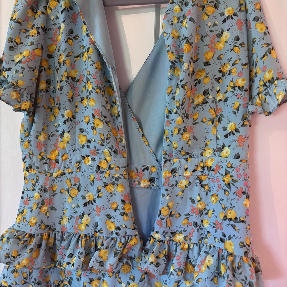 Floral Ruffle Dress - Picture 4 of 5